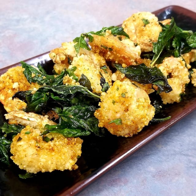 Salt & Pepper Fried Shrimp 炸鹹酥蝦.
