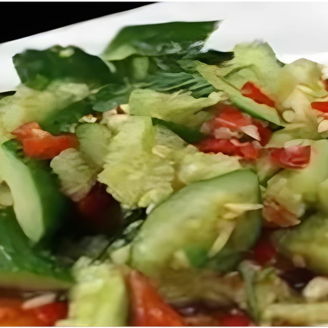Spicy Sauce Cucumber 辣味拍黄瓜.