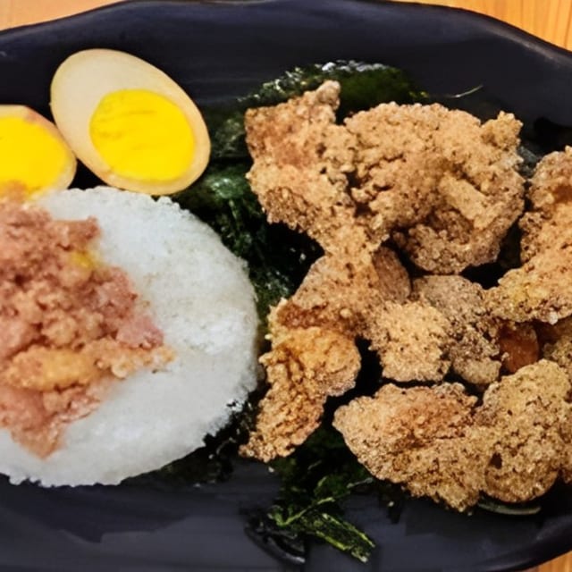 Popcorn Chicken Rice Combo 鹹酥雞飯.
